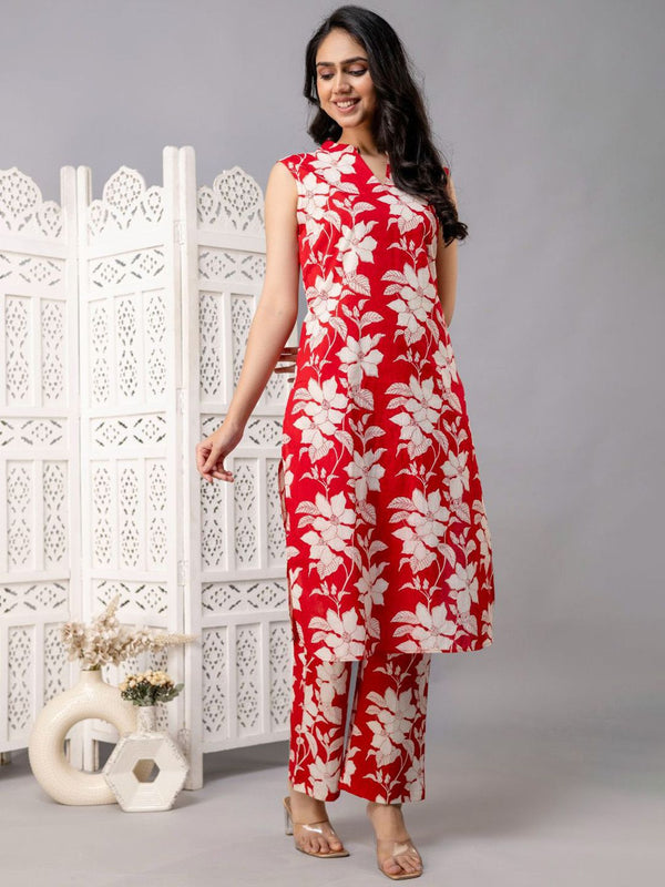 Ruby Garden Sleeveless Co-ord