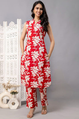 Ruby Garden Sleeveless Co-ord