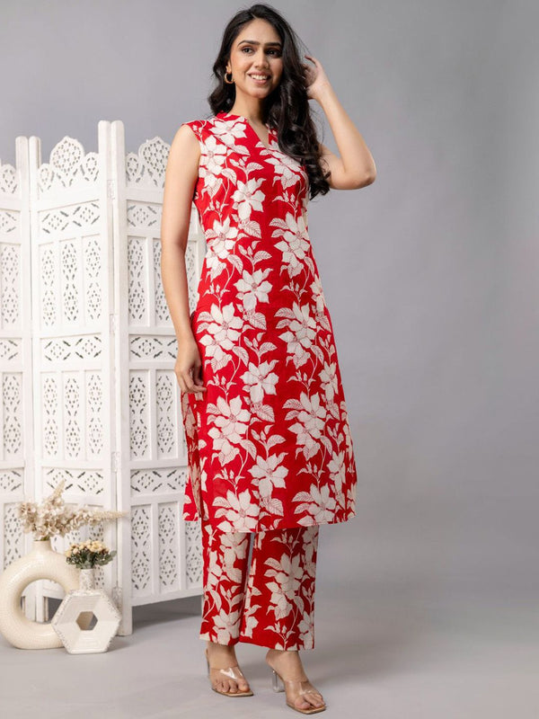 Ruby Garden Sleeveless Co-ord