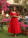 Red Rose Statement Dress