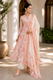 Elegant Pink Floral Cotton Kurta Set