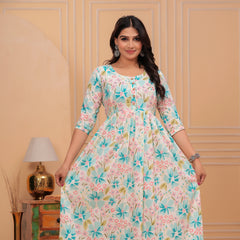 Modern White Charm Maternity Gown