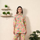 Indolady Petal Poetry Printed Co-Ord Set