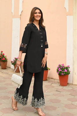 Indolady Black Co-Ord Set