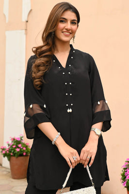 Indolady Black Co-Ord Set