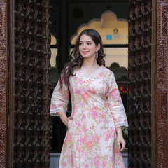 Floral Breeze Cotton Flex Co-Ord Set – Comfort Meets Chic