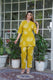Sunlit Harmony Cotton Co-ord Set in Mustard Yellow | Feel-Good Fashion with Effortless Style