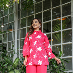 Rose Meadow Mul Cotton Co-ord Set