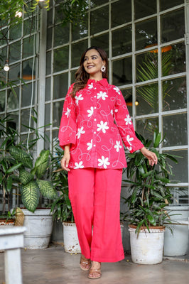 Rose Meadow Mul Cotton Co-ord Set