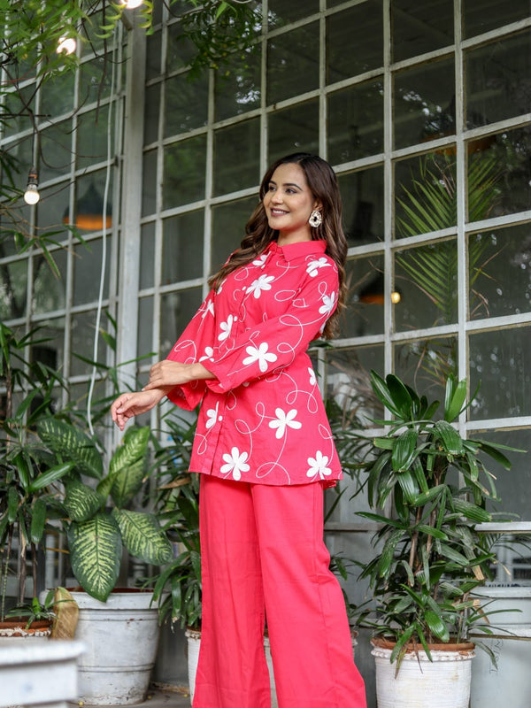 Rose Meadow Mul Cotton Co-ord Set