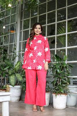 Rose Meadow Mul Cotton Co-ord Set