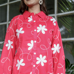 Rose Meadow Mul Cotton Co-ord Set