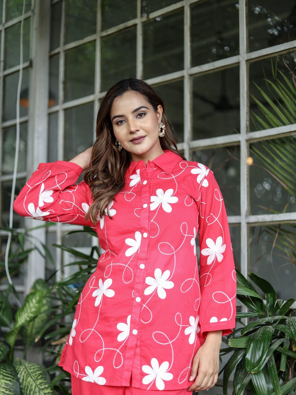 Rose Meadow Mul Cotton Co-ord Set