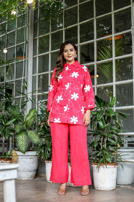 Rose Meadow Mul Cotton Co-ord Set