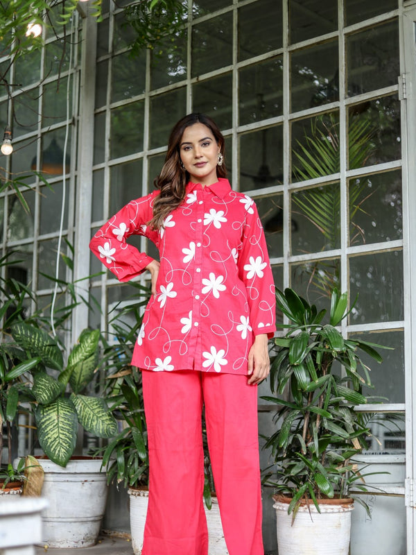 Rose Meadow Mul Cotton Co-ord Set