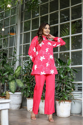 Rose Meadow Mul Cotton Co-ord Set