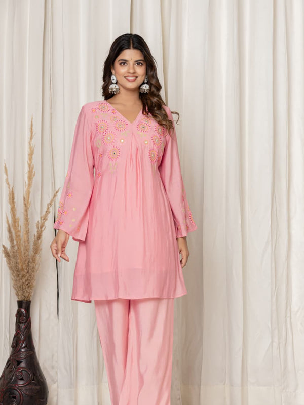 Indolady Petal Whisper Festive Suit Set