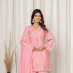 Indolady Petal Whisper Festive Suit Set