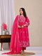 Indolady Petal Pink Elegance Festive Anarkali
