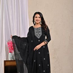 Indolady Midnight Majesty Festive Suit Set