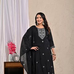 Indolady Midnight Majesty Festive Suit Set