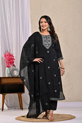 Indolady Midnight Majesty Festive Suit Set