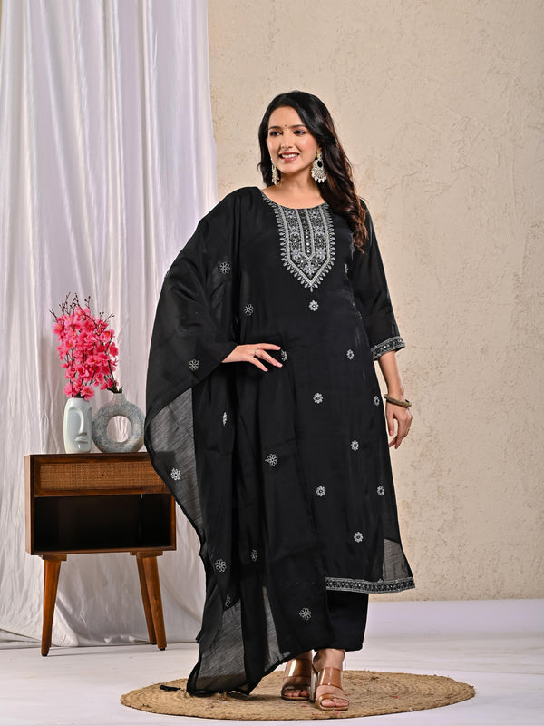 Indolady Midnight Majesty Festive Suit Set