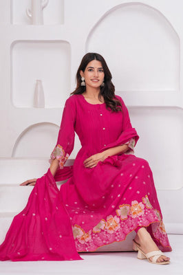 Gulabi Noor – Embroidered Royal Festive Suit Set