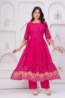 Gulabi Noor – Embroidered Royal Festive Suit Set