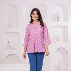 Premium Flex Cotton Printed Tops | Trendy & Comfortable