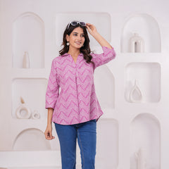 Premium Flex Cotton Printed Tops | Trendy & Comfortable