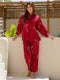 Indolady Scarlet Chic Bird Print Cotton Co-Ord Set