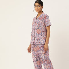 Indolady Petal Escape Cotton Night Suit