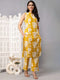 Yellow Aura Floral Co-ord set