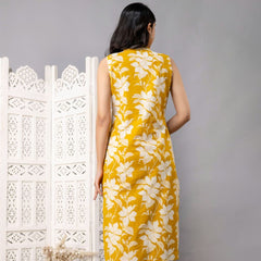 Yellow Aura Floral Co-ord set