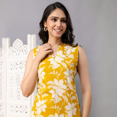 Yellow Aura Floral Co-ord set