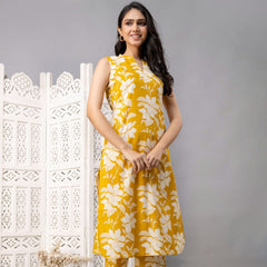 Yellow Aura Floral Co-ord set