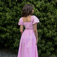 Pink Arabella Flowy Dress Maxi