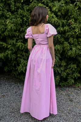 Pink Arabella Flowy Dress Maxi