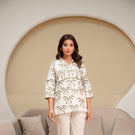 Indolady Sage Haven Premium Cotton Flex Printed Co-Ord Set