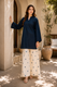Classic Navy Cotton Kurta Palazzo Set