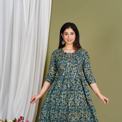 Mom-To-Be Floral Comfort Cotton Gown