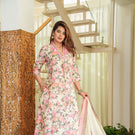 Rose Whisper –Pink Ethnic Kurta Pant Set
