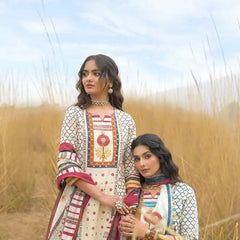 Multiblue Cotton Printed Suit Set