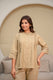 Beige Haven Luxury Cotton Flex Co-Ord Set
