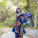 Floral Symphony Designer Suit Set