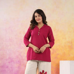 Rani Pink Floral Statement Cotton Co-Ord Set